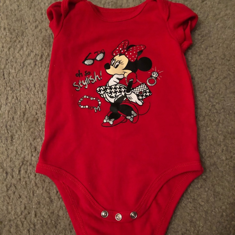 Minnie Mouse onesie 4 for $20